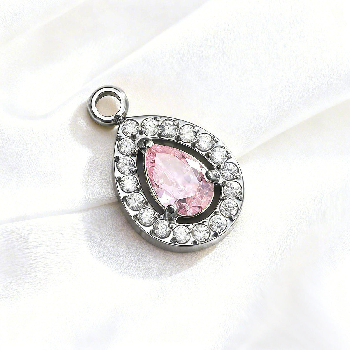 006 Colorful Drop Zircon Charms