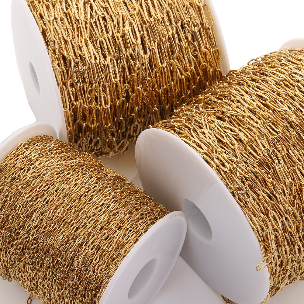 C1598 Sparkle Paper clip Chain
