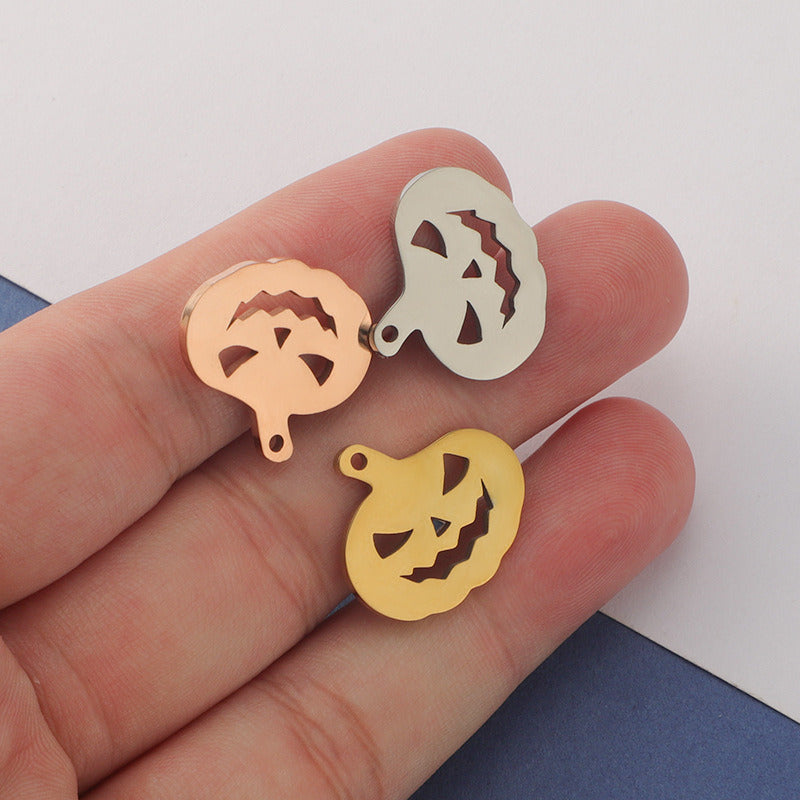 Jack-O'-Lantern Pumpkin charm