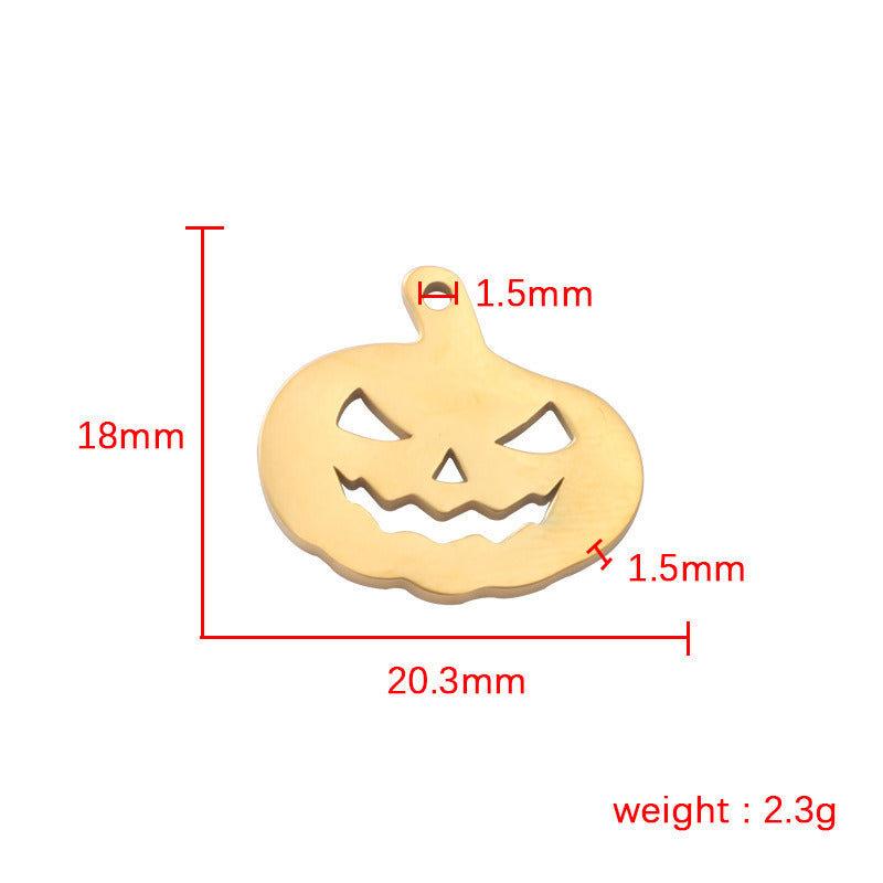Jack-O'-Lantern Pumpkin charm