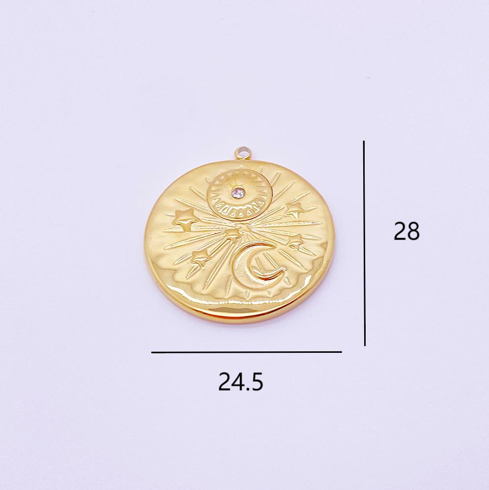5522 Sun and Moon charm