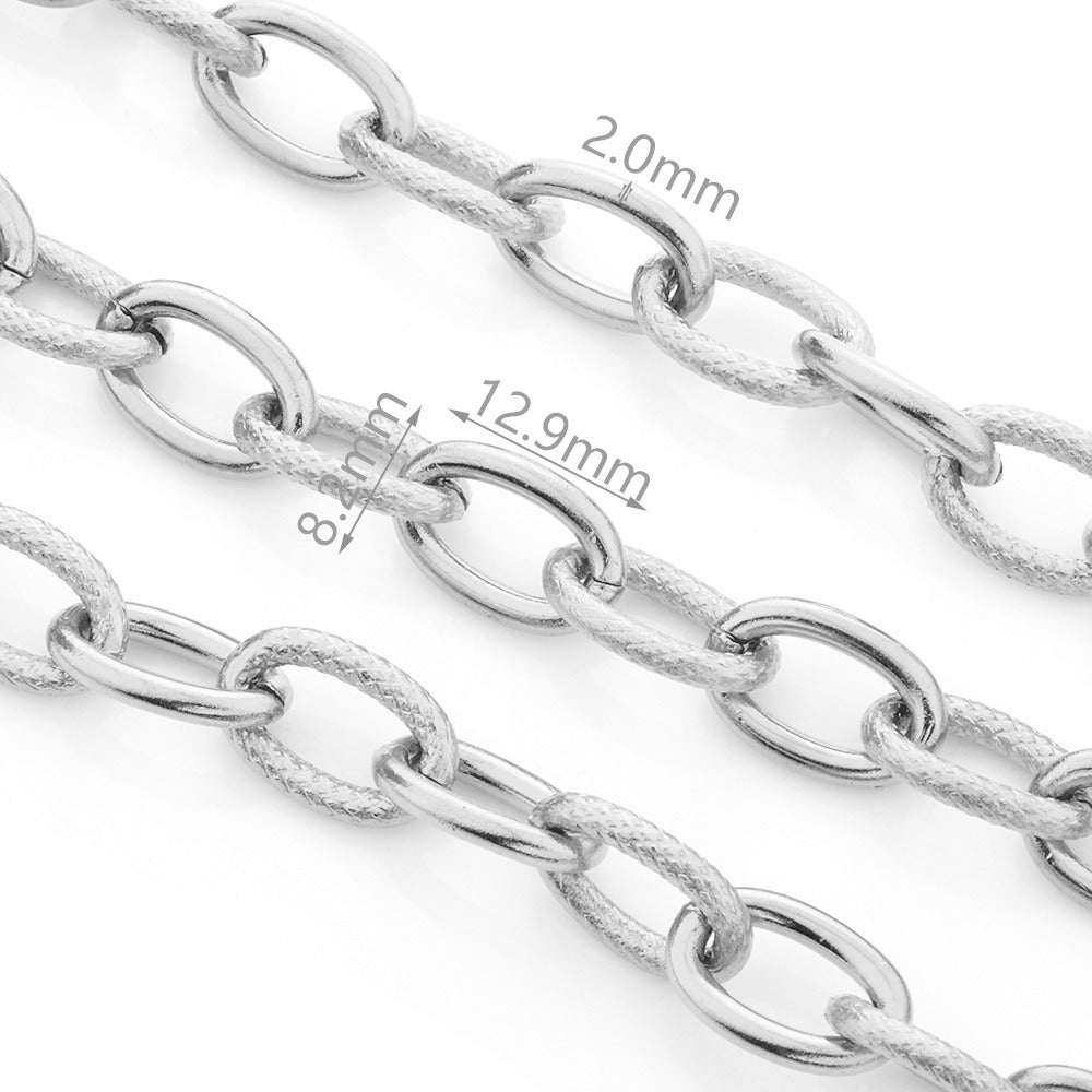 C1573 Amboss Cable chain-Vacuum Plating Waterproof Stainless steel chain