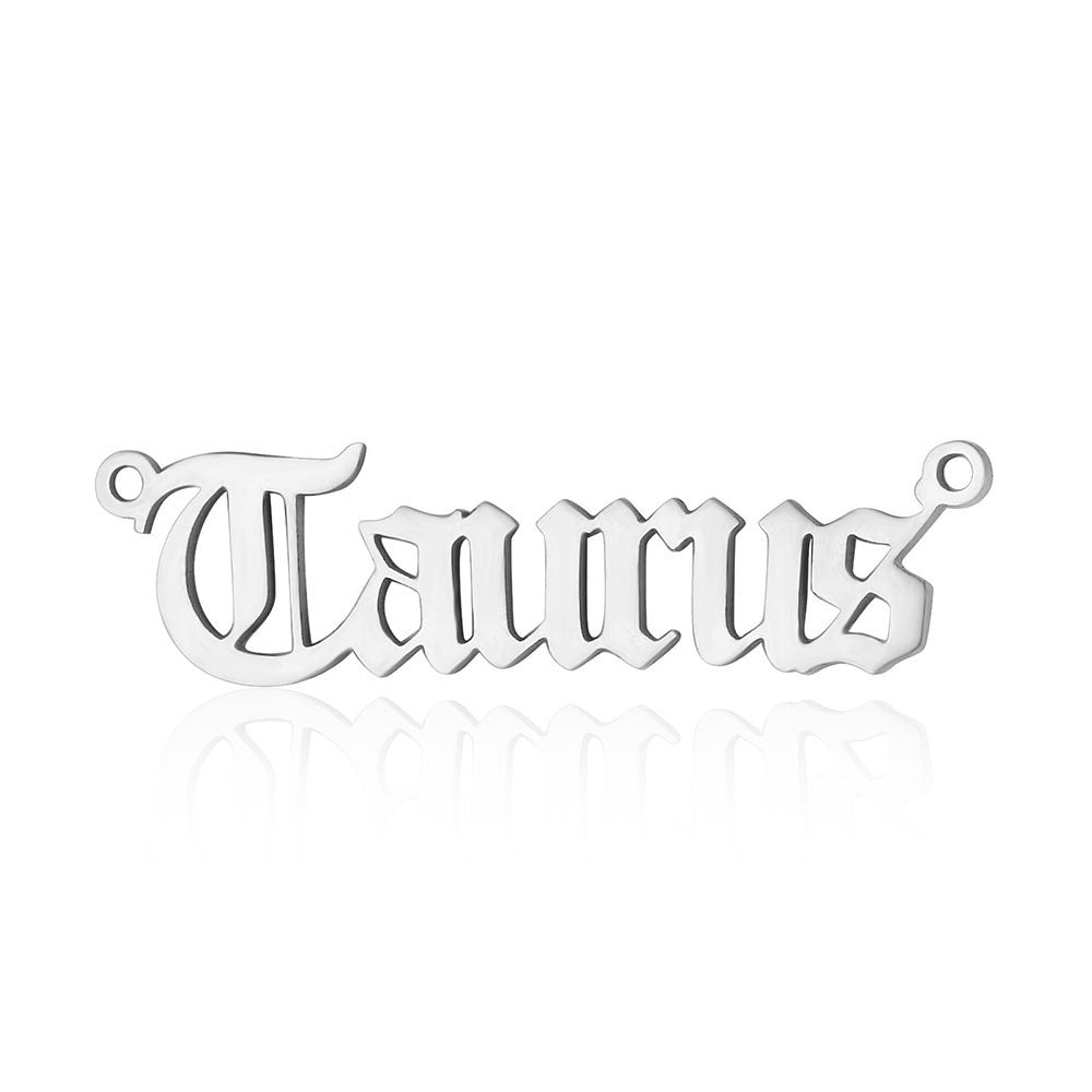 12 Zodiac Signs Charms in Stainless Steel