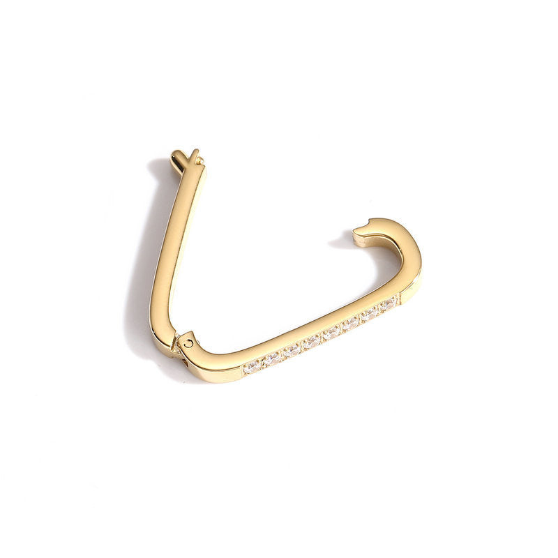 0090 Zircon Oval clasp