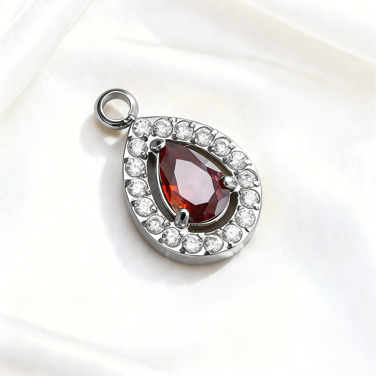 006 Colorful Drop Zircon Charms