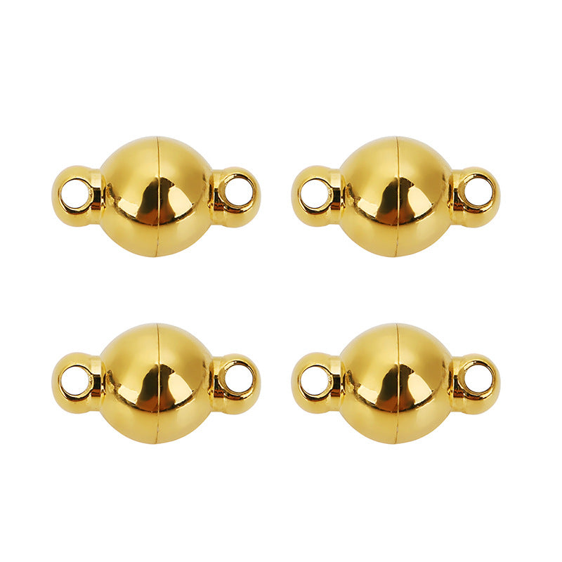 Gold/Silver Ball magnetic buckle in stainless steel waterproof clasp