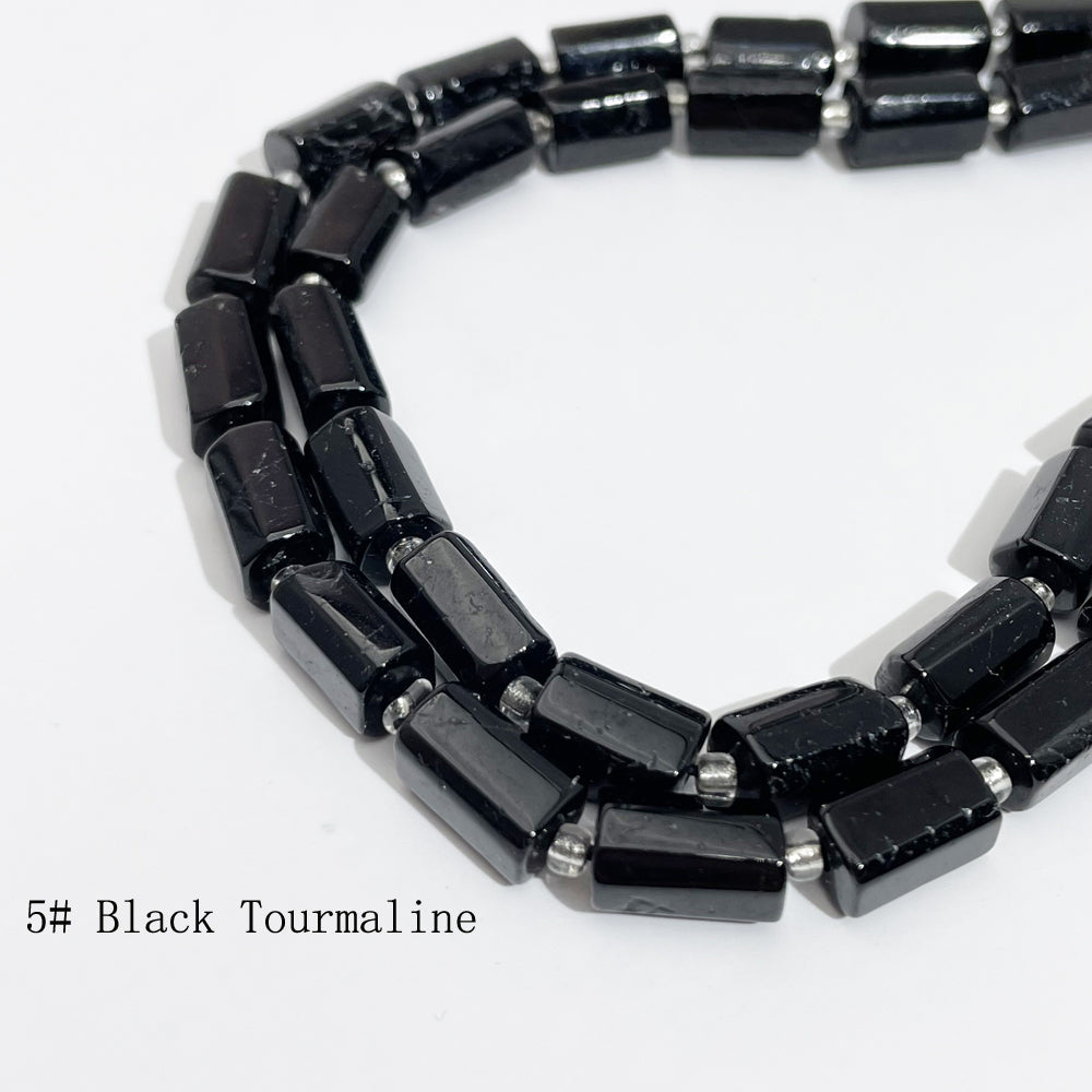 8*11mm Tube Faceted Semi-Precious Gemstone