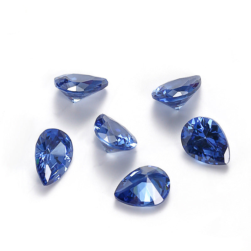 Drop cubic Zircon Diamond sharp-bottomed