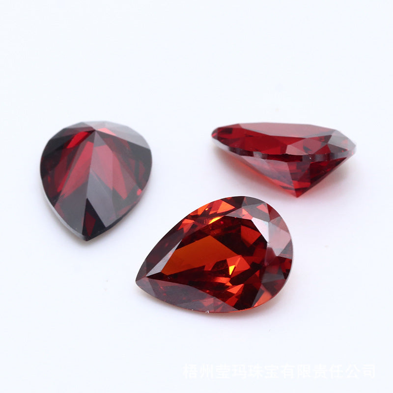 Drop cubic Zircon Diamond sharp-bottomed