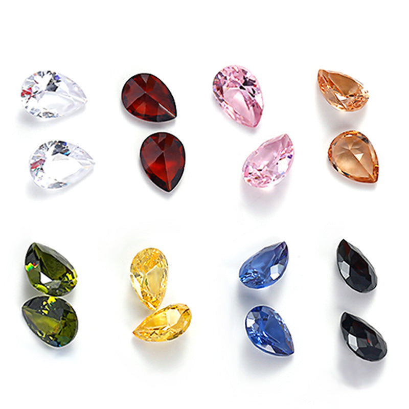 Drop cubic Zircon Diamond sharp-bottomed