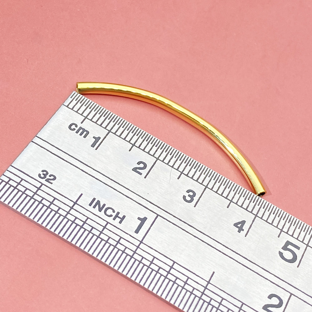 5PCS 3050 Curving Tube Spacer pendant for DIY