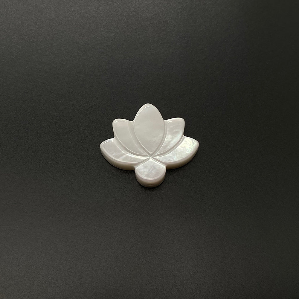 Lotus shell charm