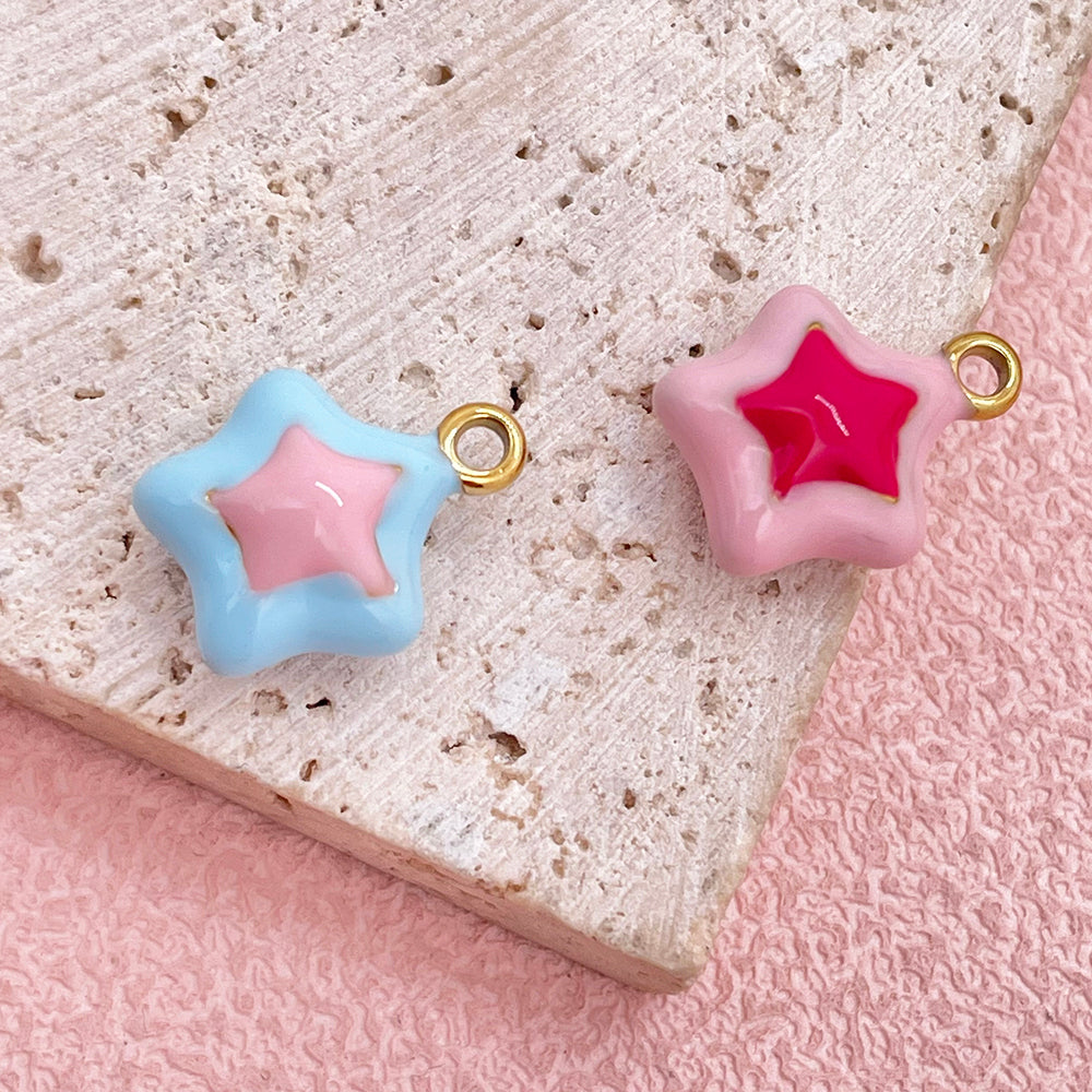 51320 Enamel star charm