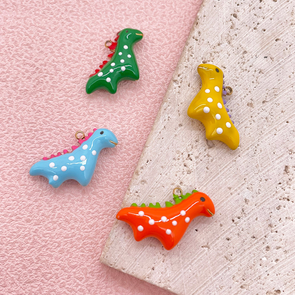 51293 Enamel Dinosaur charm