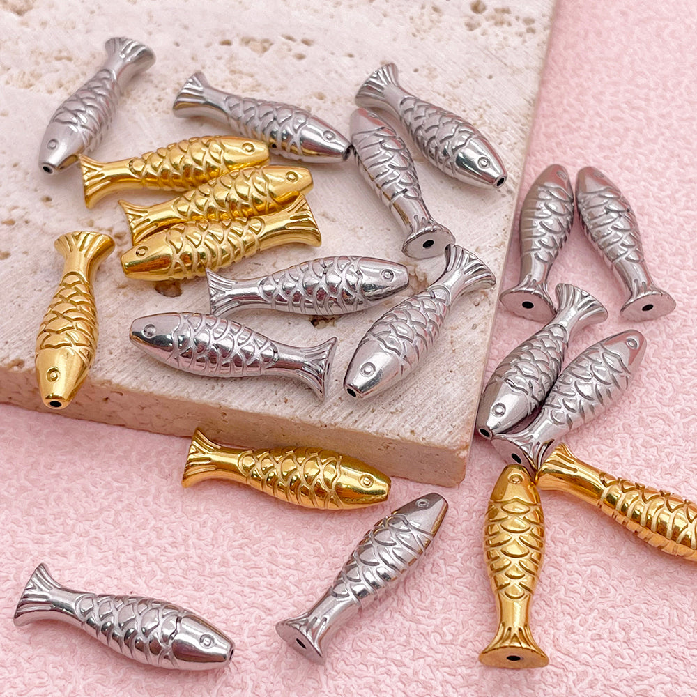 Fish hole charm