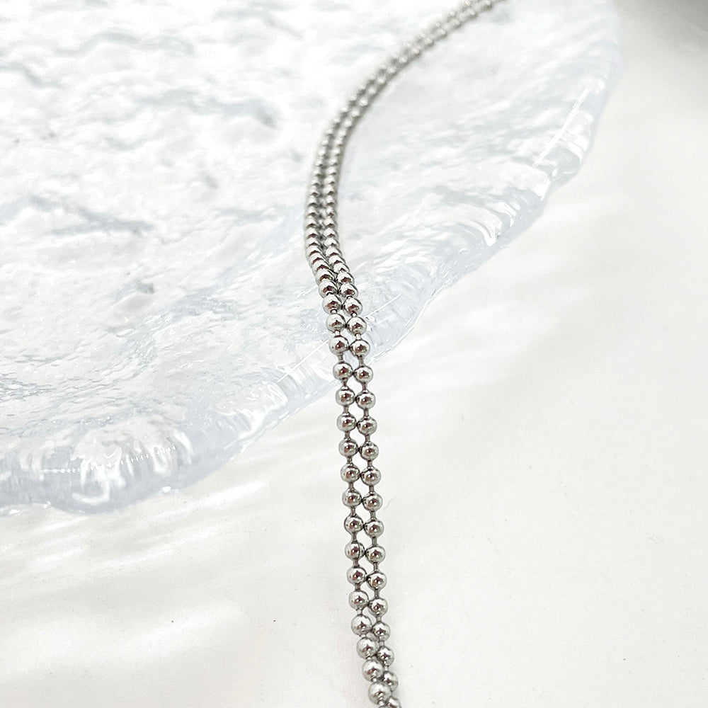 C577 3mm Double beads chain