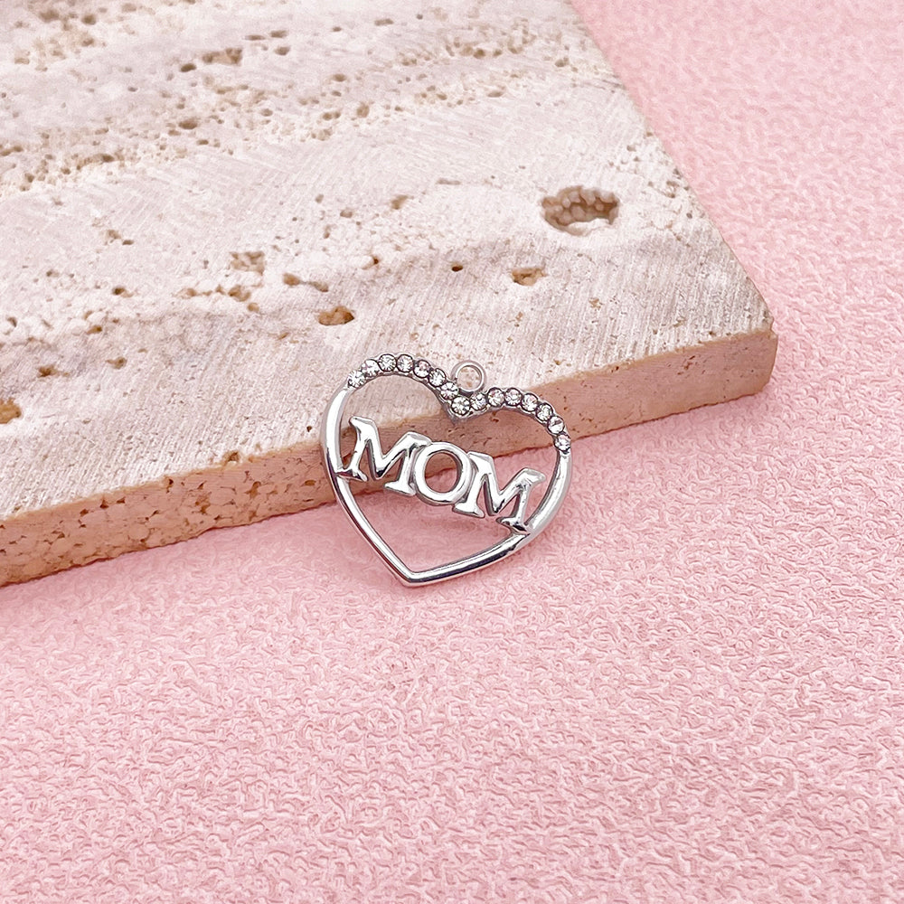 51170 Heart"MOM" Charm