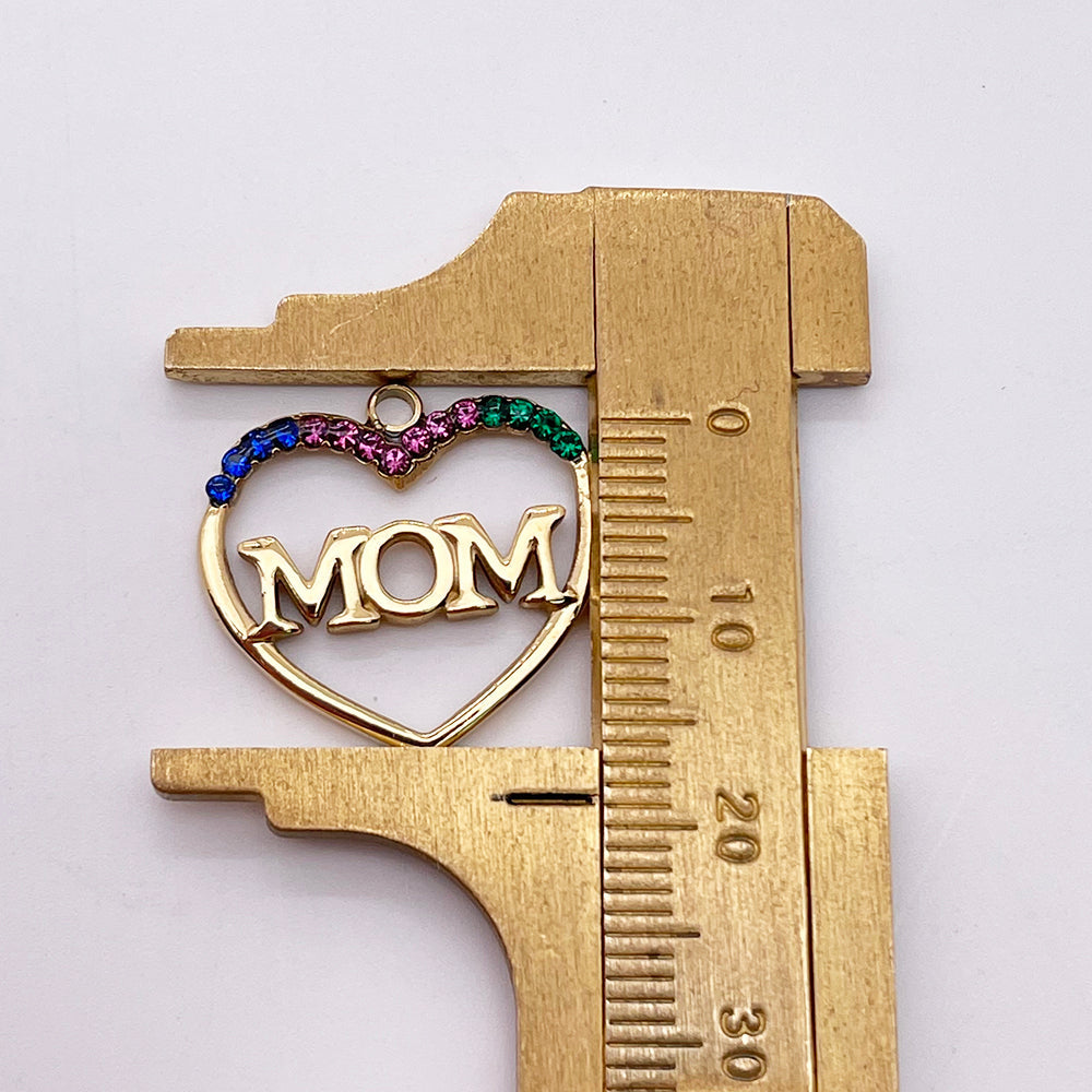 51170 Heart"MOM" Charm
