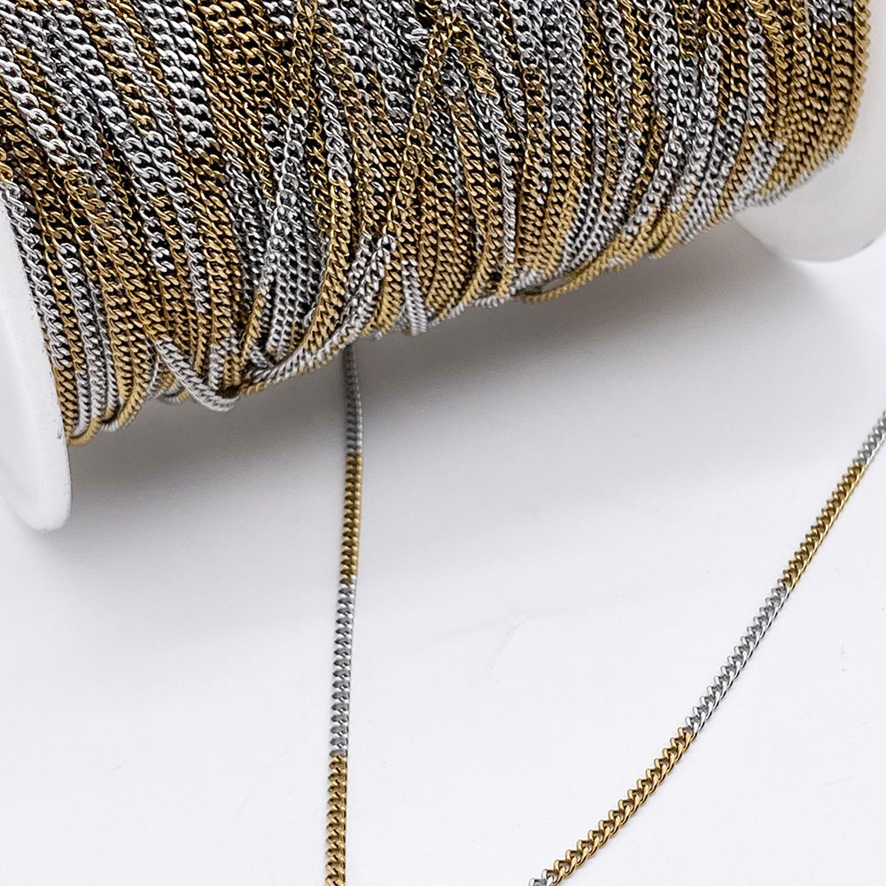 Two Tone Stainless Steel Chain
