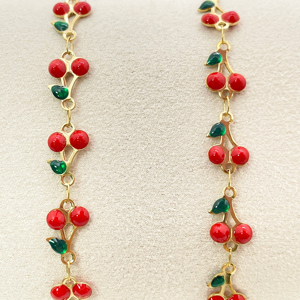 C1613 Enamel Cherry Chain