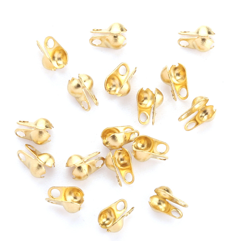 Side open Ball Chain Cover Beads Connector For DIY Jewelry Making