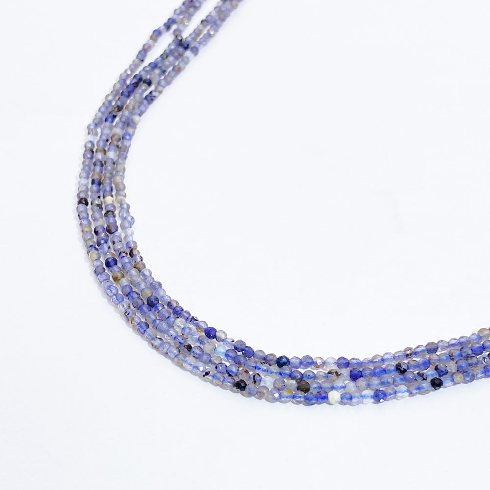 A MIX 2mm Natural Faceted stone beads for jewelry DIY