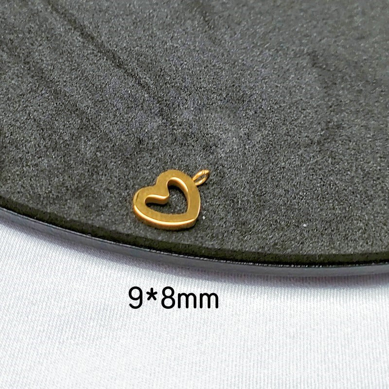 Stainless steel Heart pendants for Jewelry Making