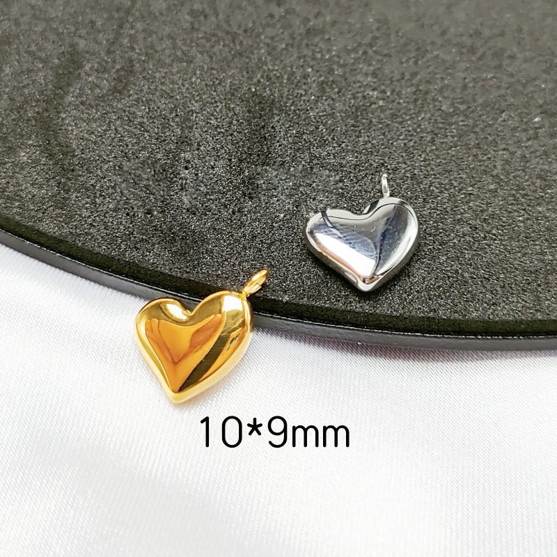 Stainless steel Heart pendants for Jewelry Making