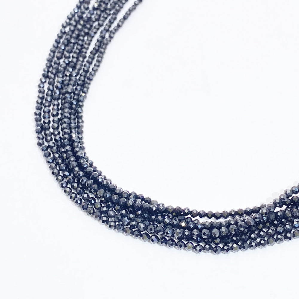A MIX 2mm Natural Faceted stone beads for jewelry DIY