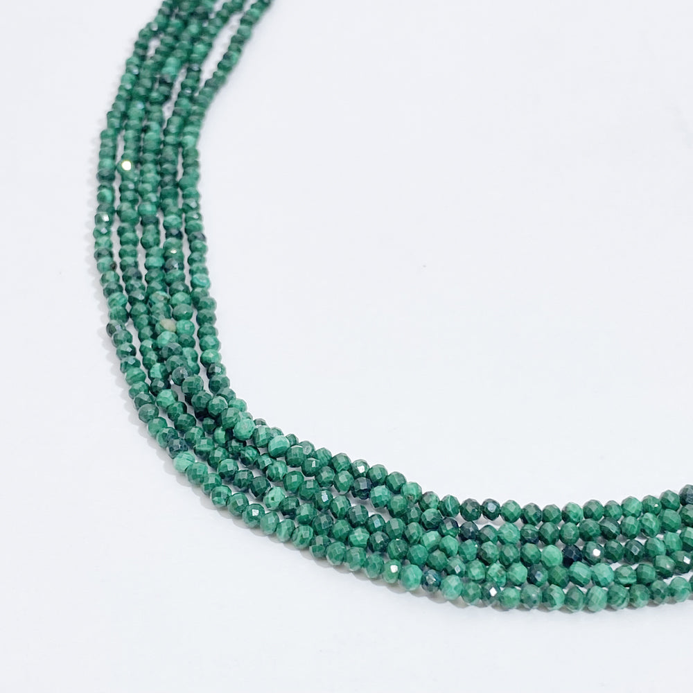A MIX 2mm Natural Faceted stone beads for jewelry DIY