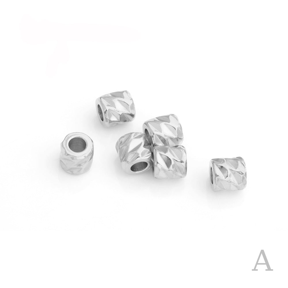 1708 20 pcs/pack 4mm Cylinder Spacer Beads