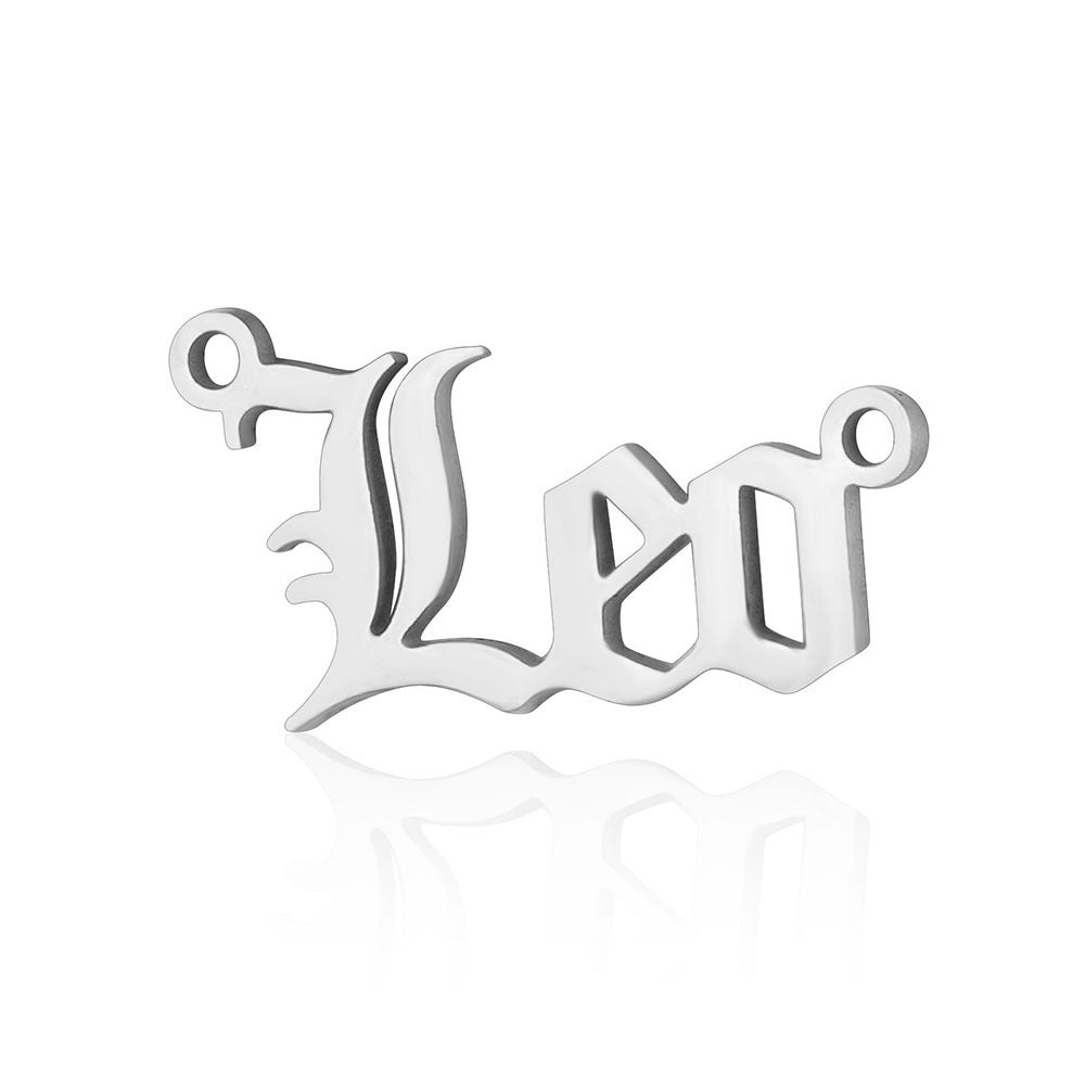 12 Zodiac Signs Charms in Stainless Steel