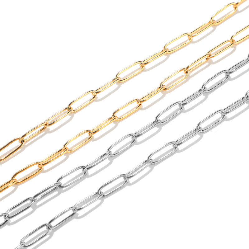C1193 4mm PaperClip Chain
