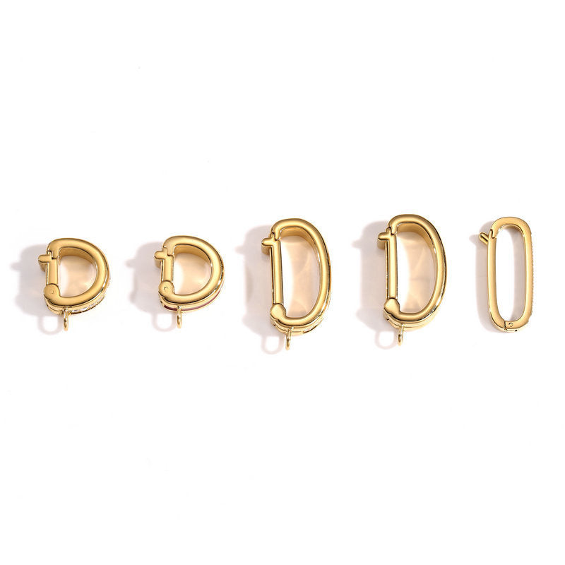 0090 Zircon Oval clasp