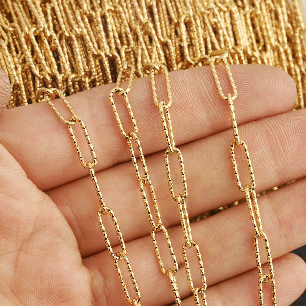 C1764 Sparkle paper clip chain