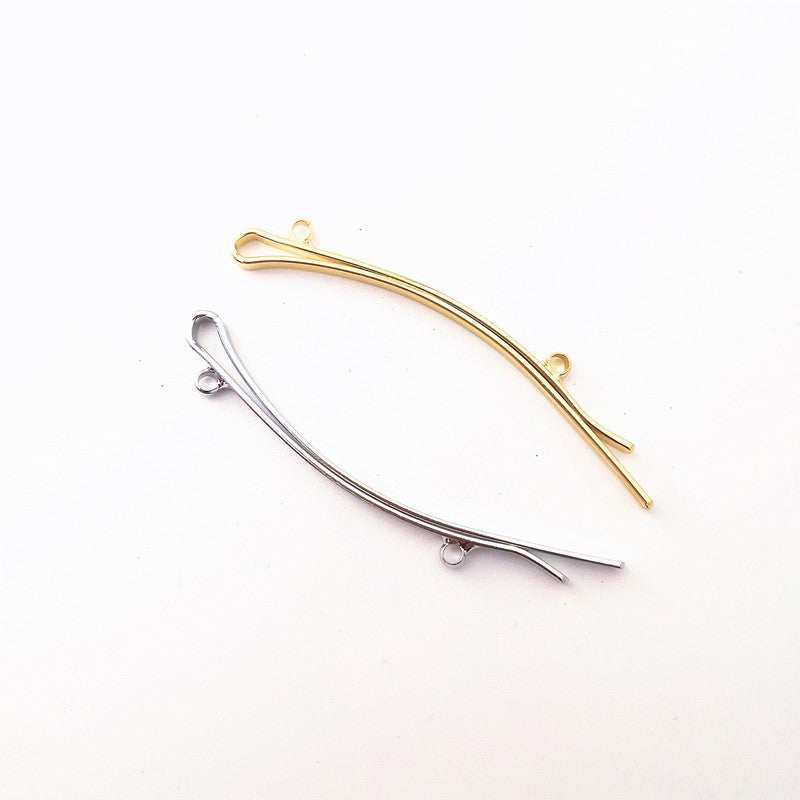 10PCS Double coil hair clip