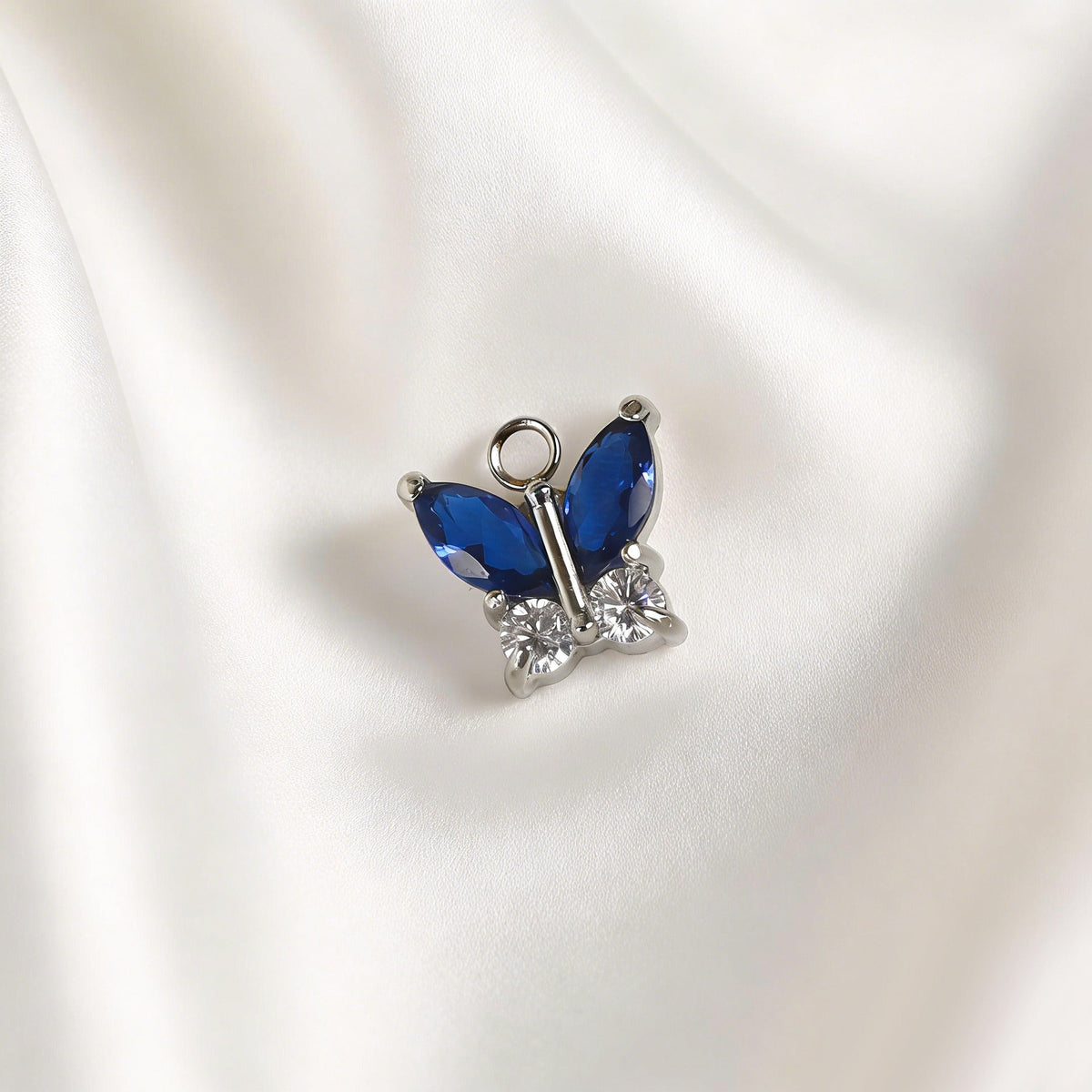 052 Colorful Zircon Butterfly charms