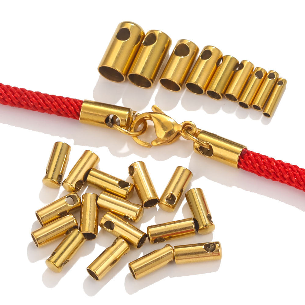 1477 10 Pcs Cord Cap Connector for the Bracelet