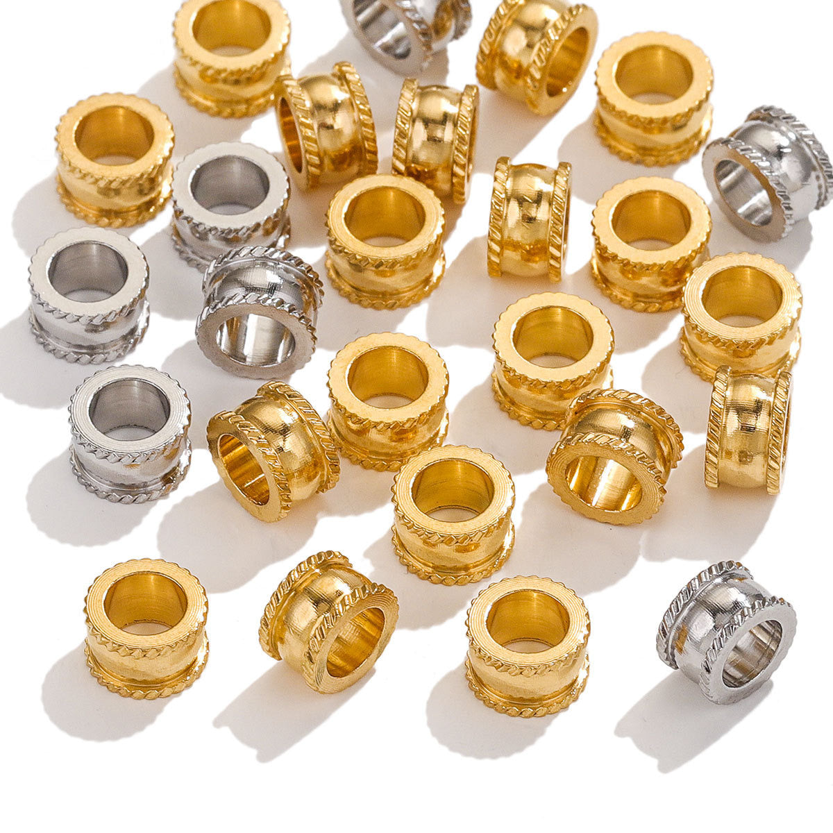 5mm 5pcs Spacer beads for the necklace,bracelet