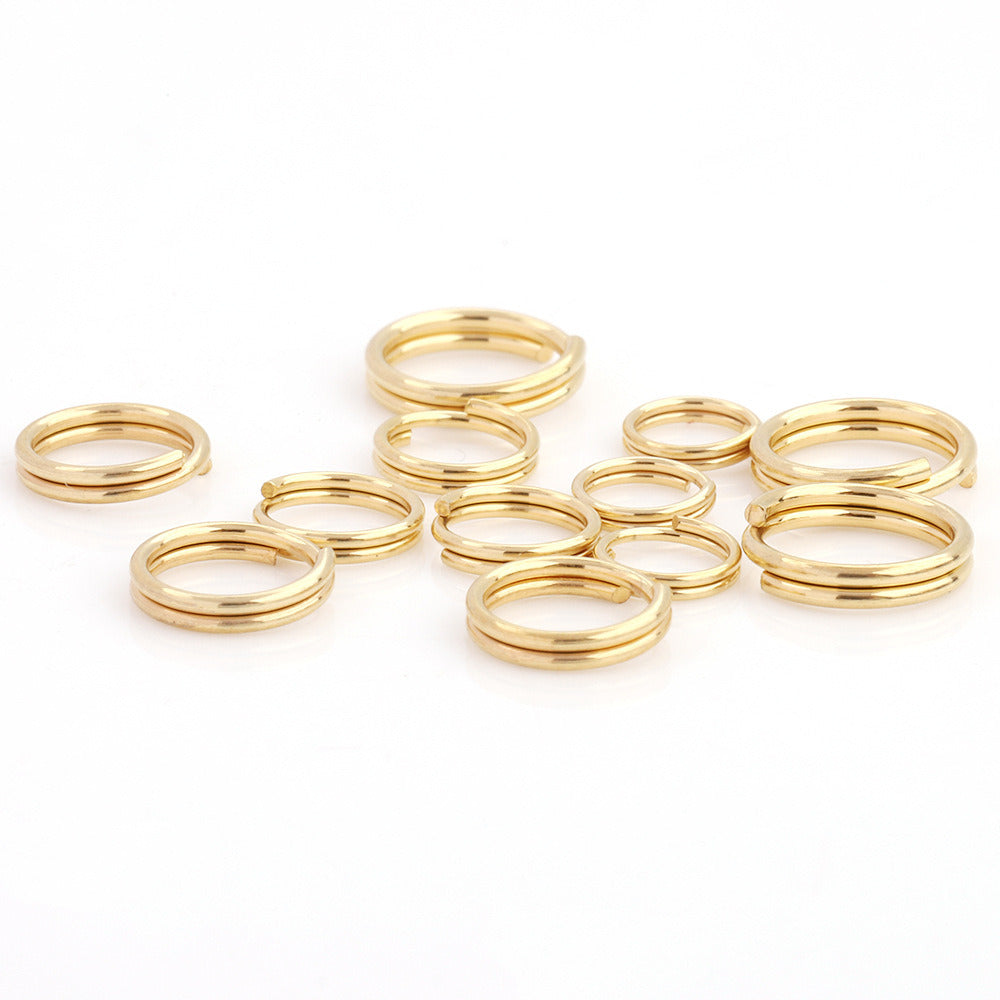1351 20 or 200pcs/pack Double loop jump ring