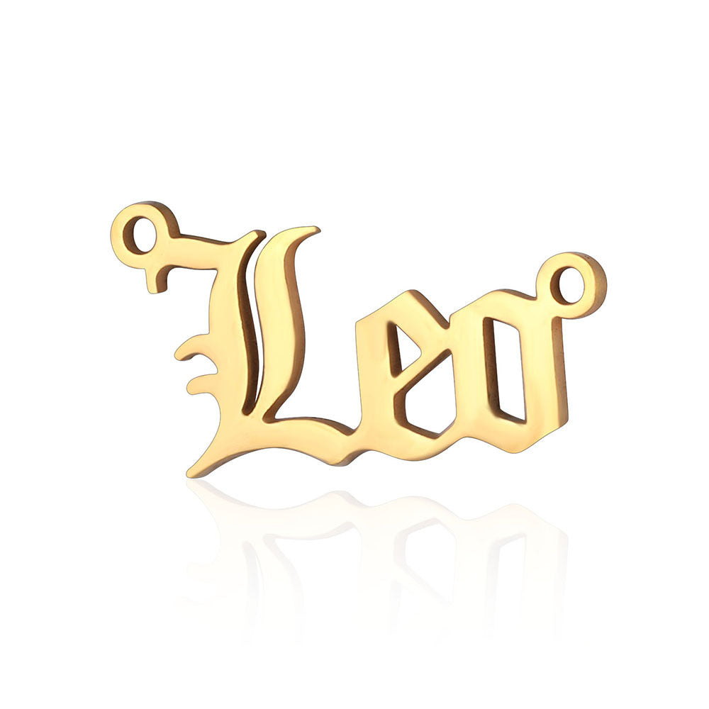 12 Zodiac Signs Charms in Stainless Steel