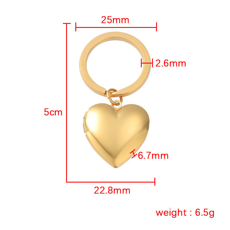 Heart key ring