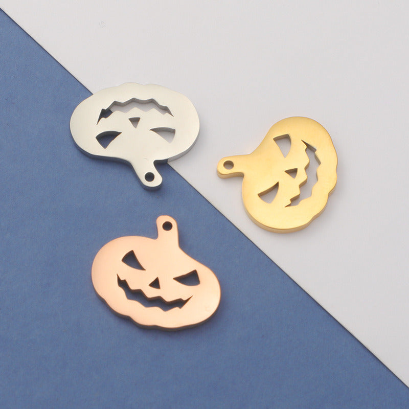 Jack-O'-Lantern Pumpkin charm