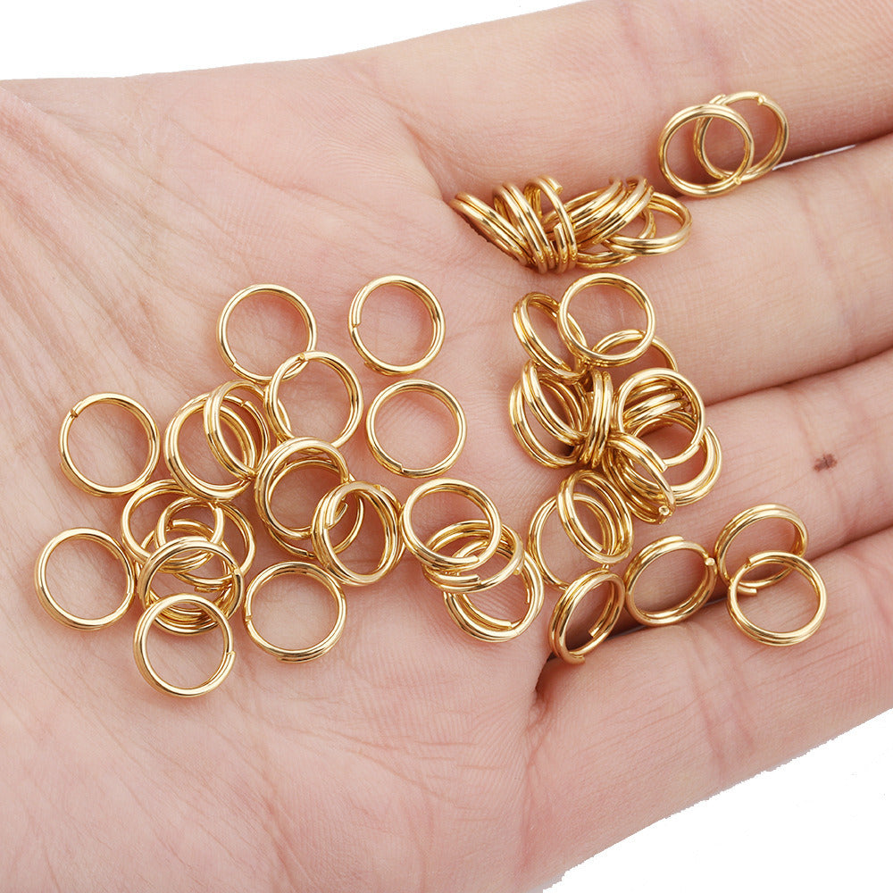 1351 20 or 200pcs/pack Double loop jump ring