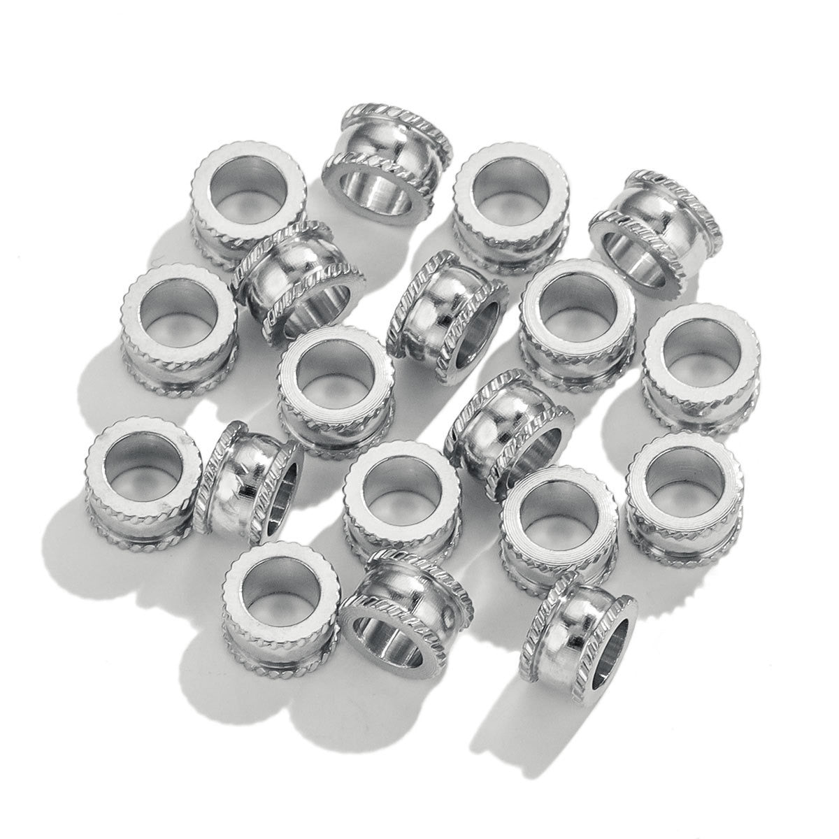 5mm 5pcs Spacer beads for the necklace,bracelet