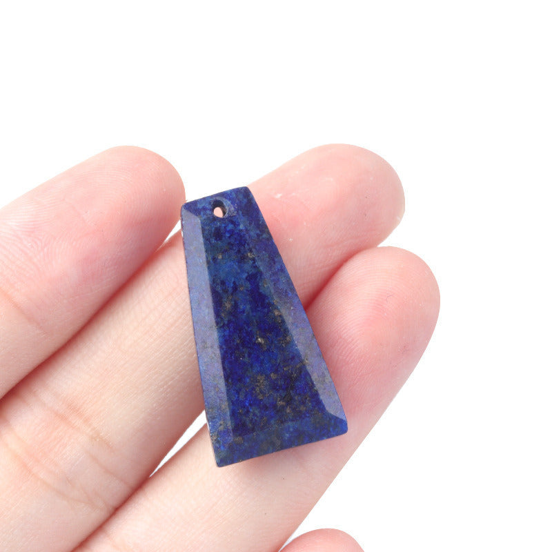 25x13mm Faceted trapezoid natural stone 1 Pc