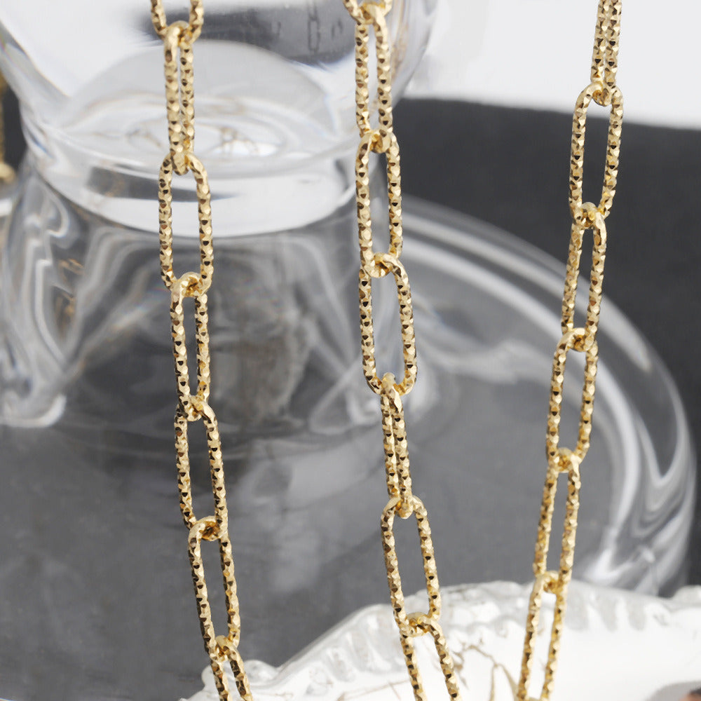 C1764 Sparkle paper clip chain