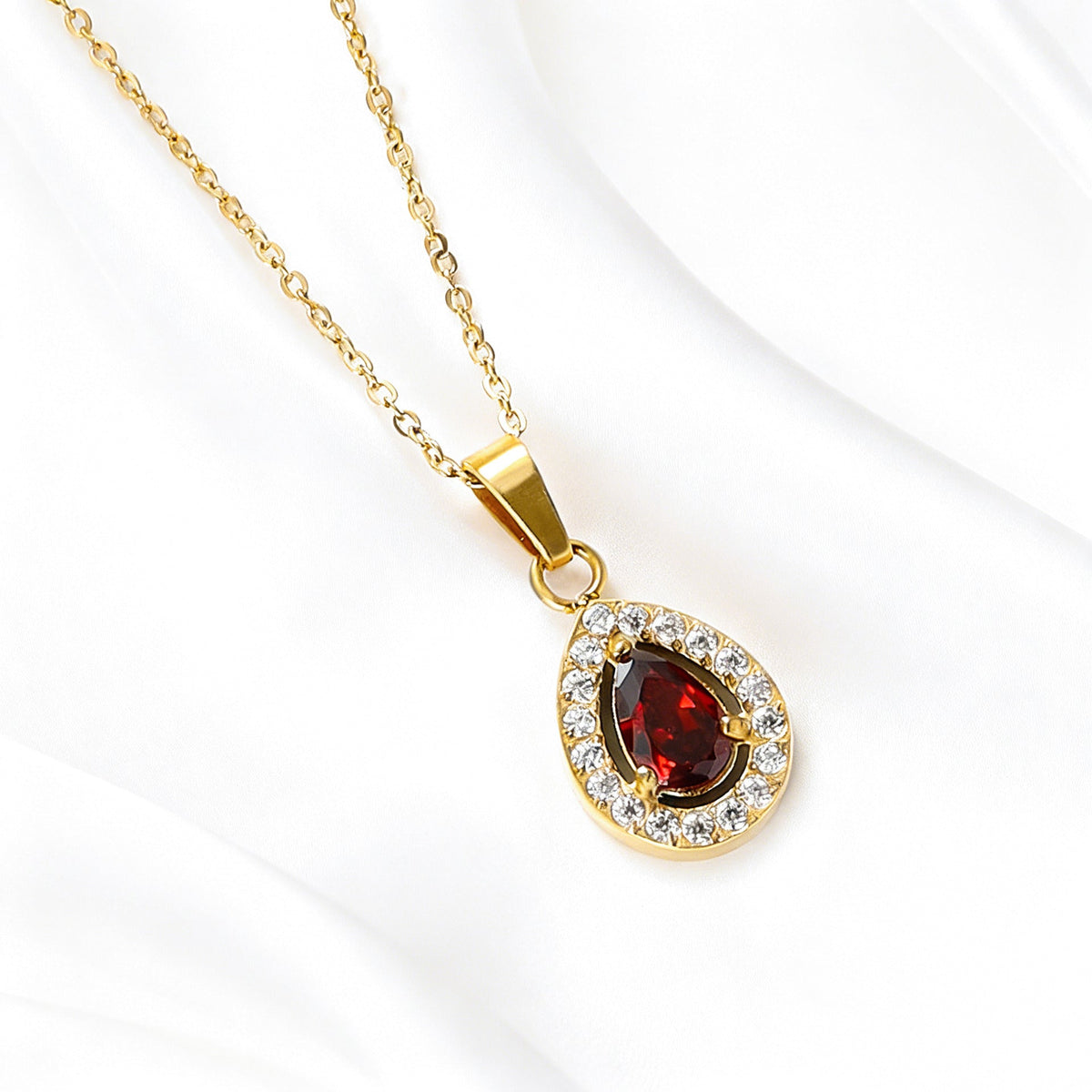 006 Colorful Drop Zircon Charms