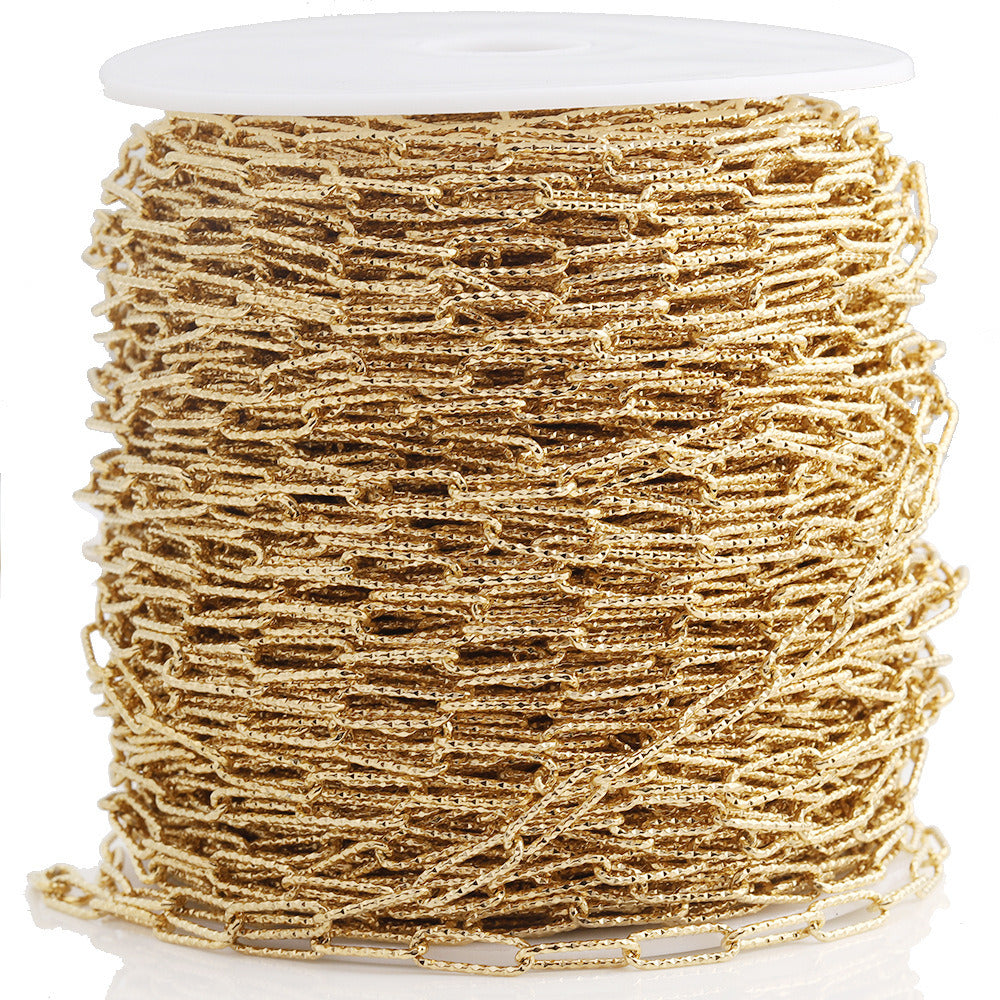C1764 Sparkle paper clip chain