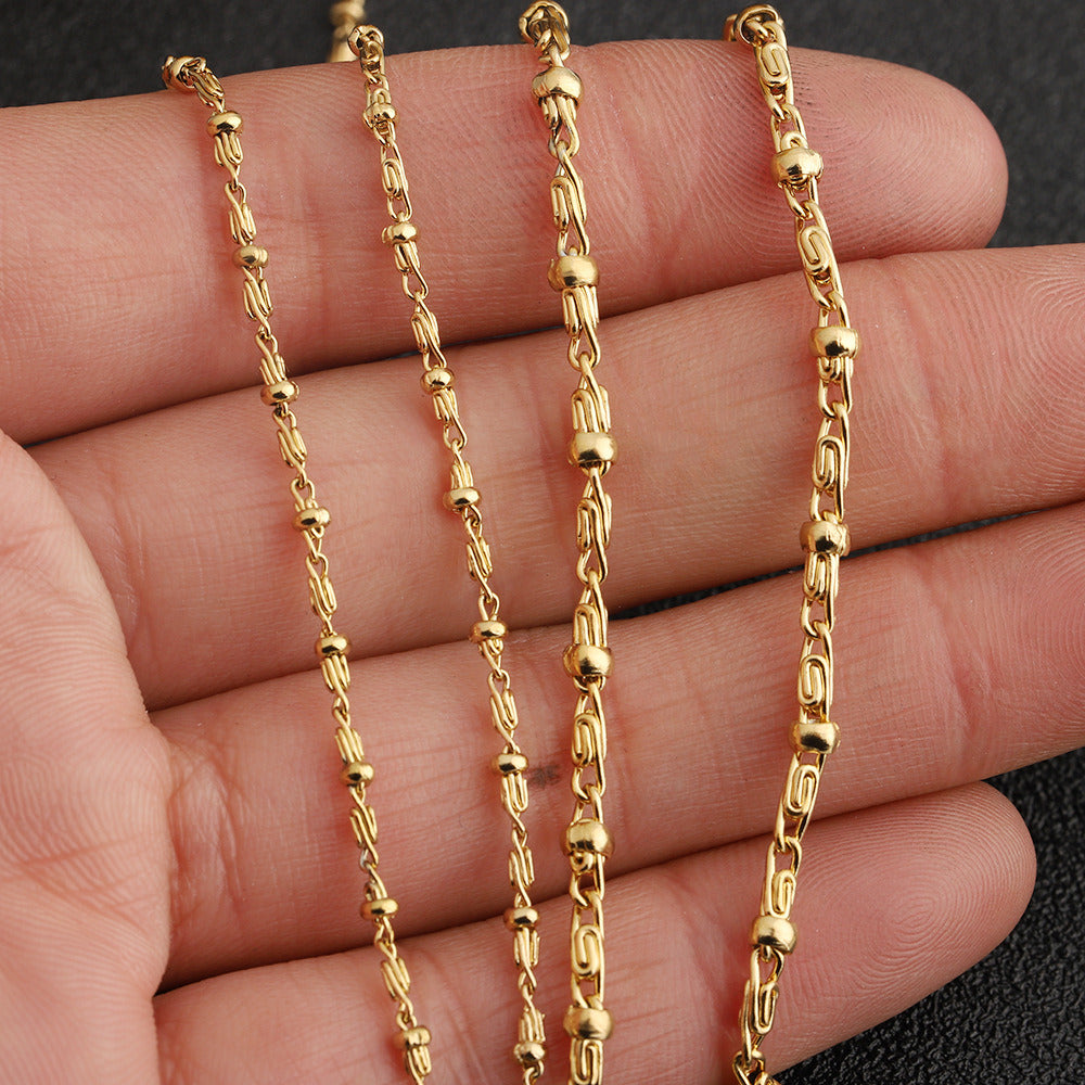 C1714 Greek Key Beads Chain